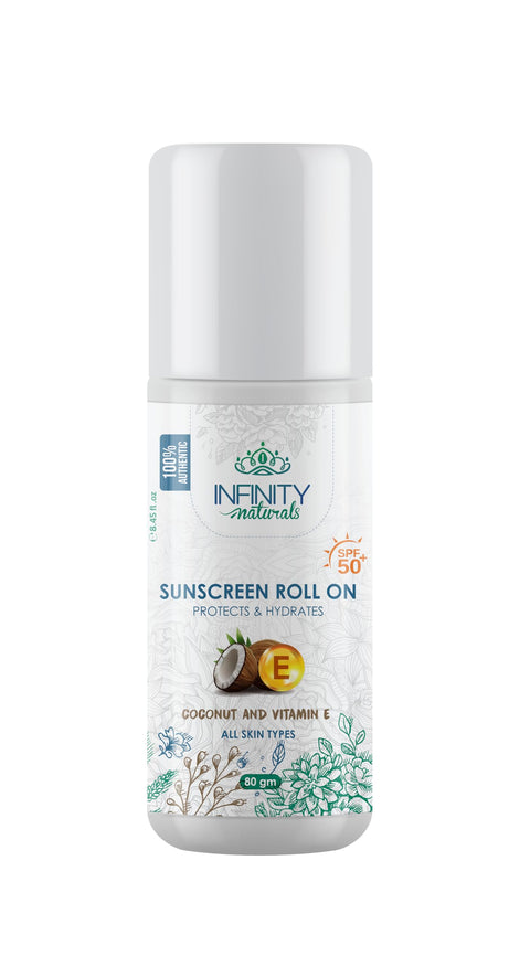 Infinity Naturals Sunscreen Roll on - SPF50+ all Skin Types