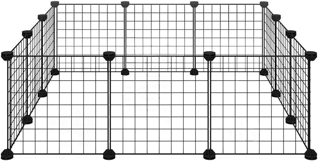 Circle M Dog Playpen 12-Panel with Door Indoor/Outdoor Pet Enclosure
