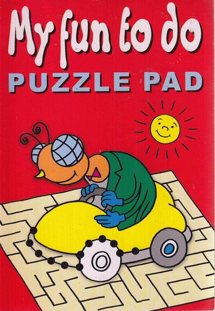 My Fun to Do Puzzle Pad By N/A