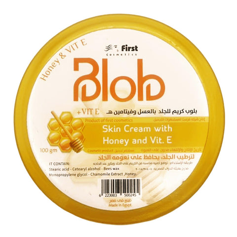 Blob Skin Cream Moisturizing with Honey and Vitamin E by First Cosmetics 100gm