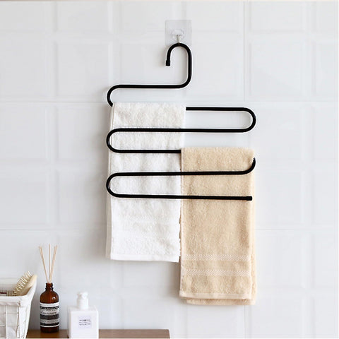 2 Piece 5 Layer Multi Use Clothes Hanger