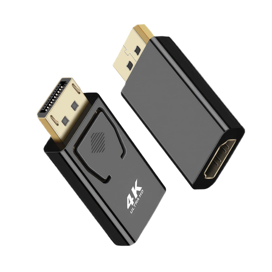 Display Port to Hdmi Port 2pcs Dp To Hdmi Adapter 4k 1080p Displayport to Hdmi Cable Adaptor Dp Male to Hdmi Female Converter for Laptop Pc Desktop Projector HDTV Monitor