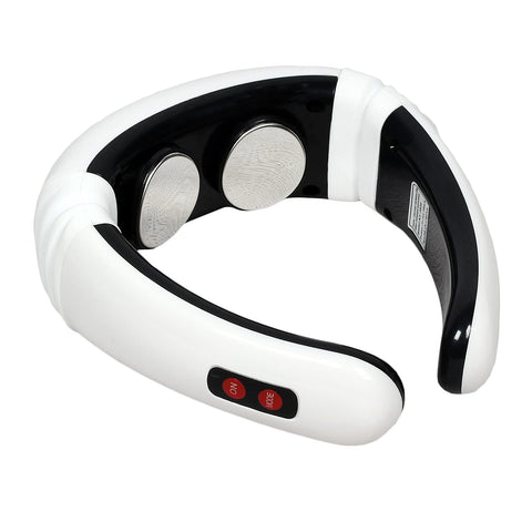 Whitecloud TRANSFORMING HOMES® Neck massager KL-5830 Portable Neck Massager With Infrared Heat and Health Neck Care (811-3) 14x15x04CM
