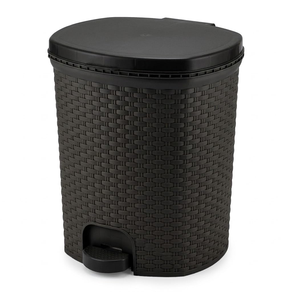 Kitchen Trash Basket - Durable Trash Can with Capacity to Keep Kitchen Clean HR (Black)
