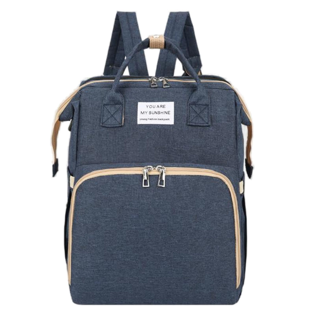 25L Multifunction Diaper Backpack Bag with Portable Bed Changing Station Pad Mommy Diaper Backpack Bags–Large Capacity Featuring Bottle Pocket, Changing Pad, Stroller Clips, Comfortable Straps,