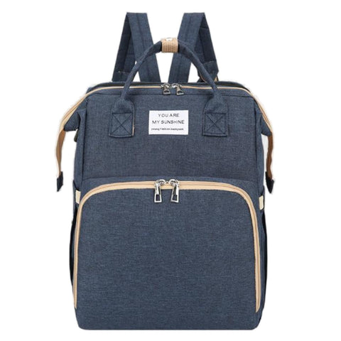 25L Multifunction Diaper Backpack Bag with Portable Bed Changing Station Pad Mommy Diaper Backpack Bags–Large Capacity Featuring Bottle Pocket, Changing Pad, Stroller Clips, Comfortable Straps,