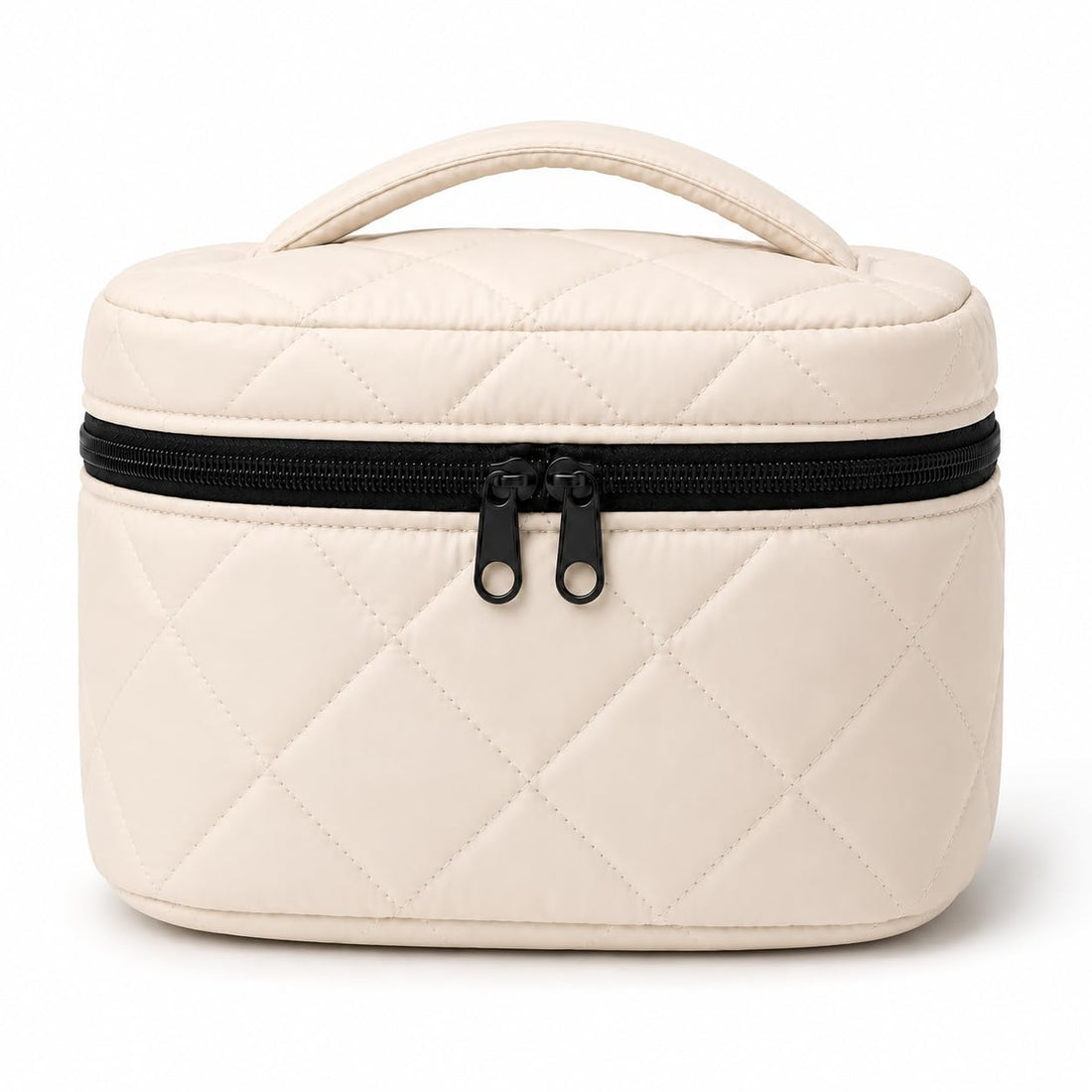 Waterproof Women Makeup Bag – Small Travel Cosmetic Bag – High Quality Leather with Durable Zipper – Cosmetic Accessories Organizer (Pink Clutch)