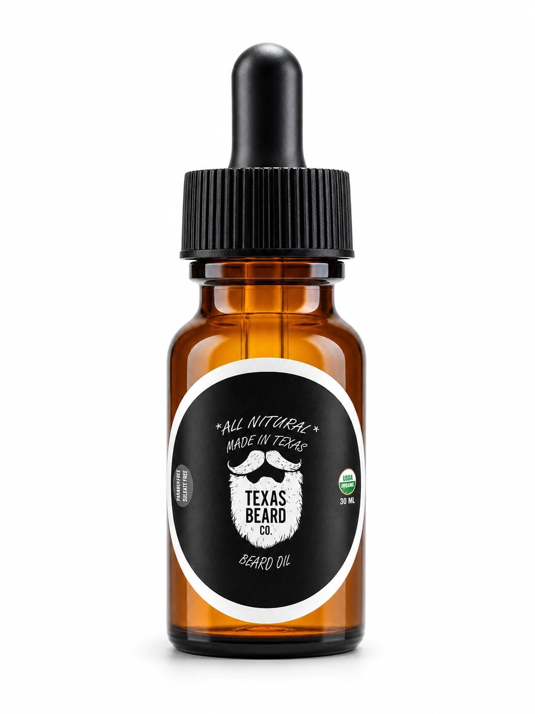 Jojoba Natural Beard Oil, Beard and Mustache Growth with Dropper