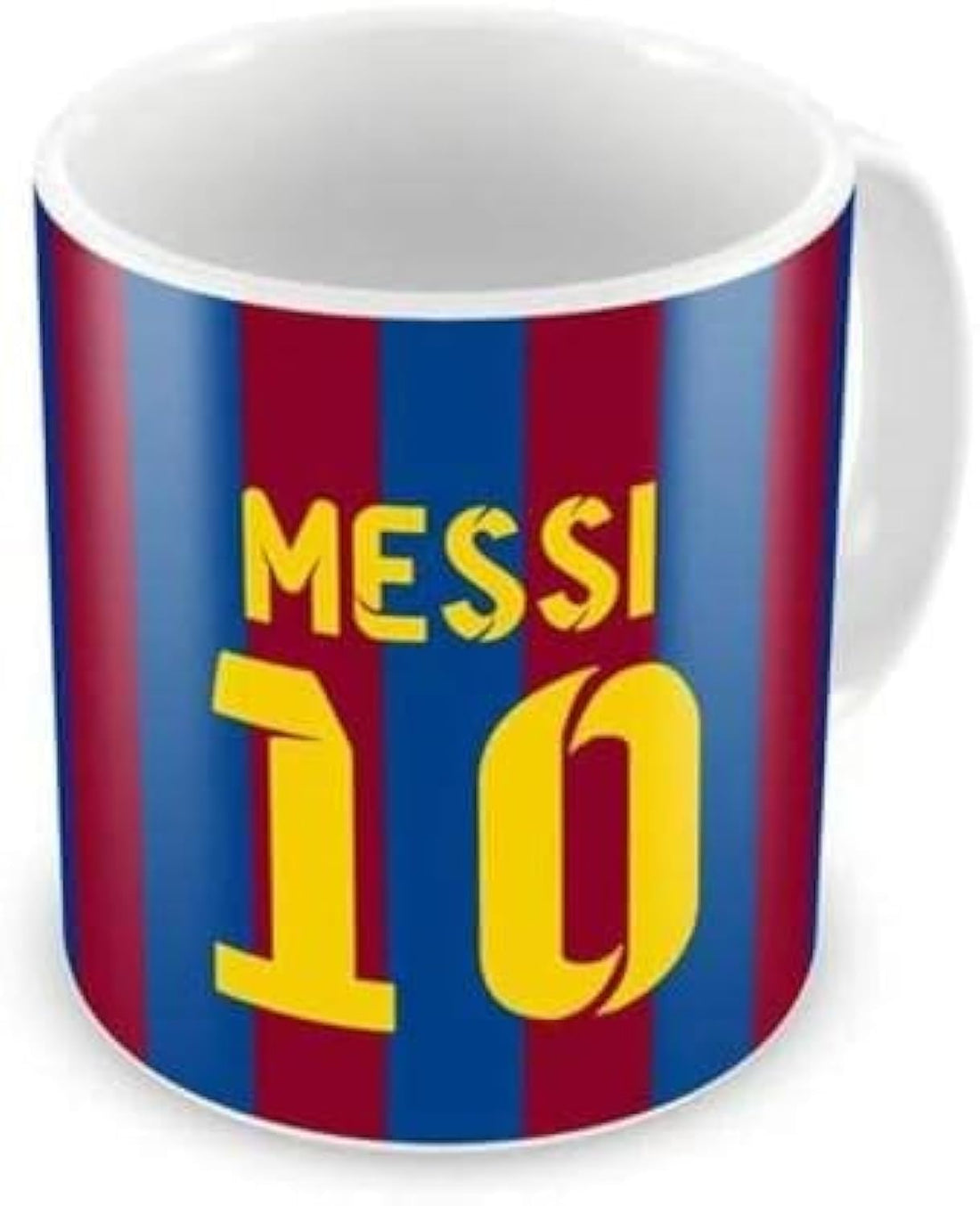 Messi 10 Printed Ceramic White Tea & Coffee Mug (Pack of 1)