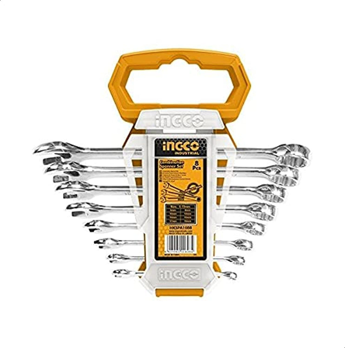 Ingco hkspa1088 combination wrench - set of 8 pieces