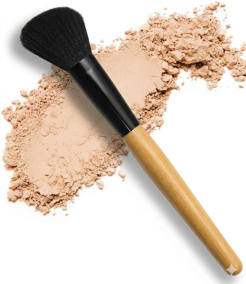 Powder Brush, Big Fluffy head For All-Over Setting, Oversized For Quick Application, Synthetic Bristles, For Blending Cream,Liquid, Flawless Powder,Blending,Buffing-