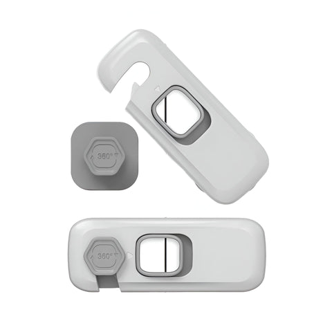 Baby Proofing Lock - Protect Your Little Ones by Installing this Simple Yet Effective Locking Mechanism - Ideal for Locking Away Dangerous Household Items