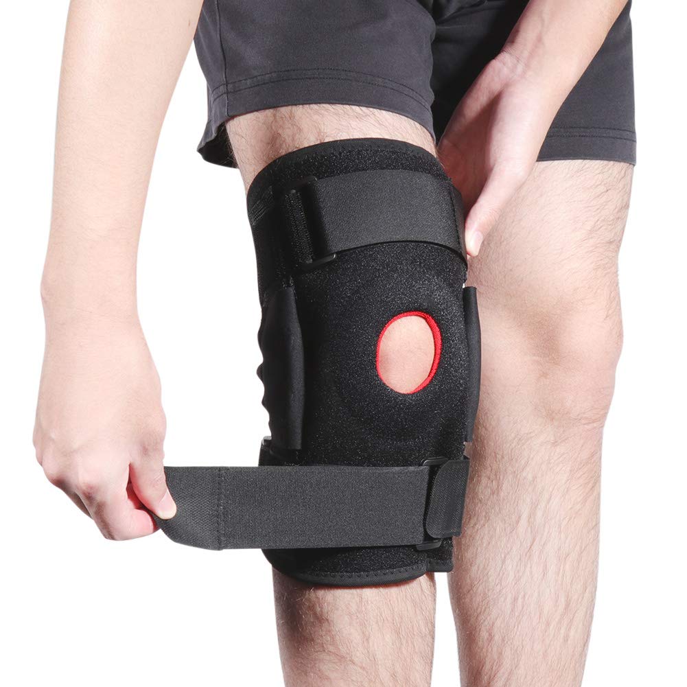 Fyore Hinged Knee Brace for Men and Women, Knee Support for Arthritis, Swollen ACL, Tendon, Ligament and Meniscus Injuries,Compression Knee Braces for Running and Joint Problems (Medium)