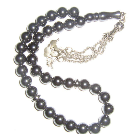 Haematite Prayer Beads _ 33 Beads
