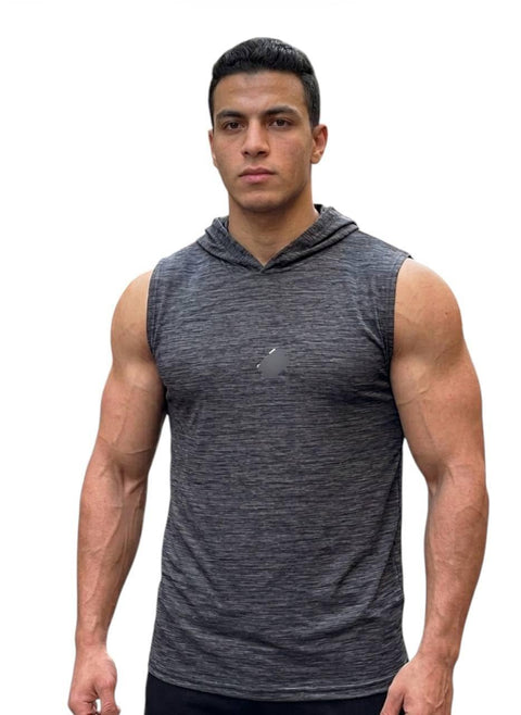 Mens Athletic Cut Shirt With Hoods Multiple Sizes And Colors For Workout