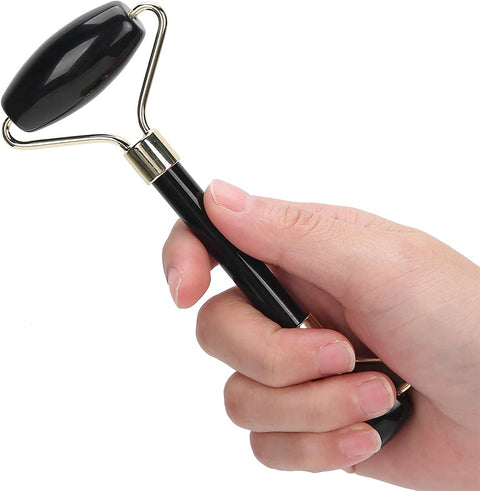 Original Obsidian Black Roller Natural Jade Roller Anti-Aging Wrinkles Face Massager Lifting Skin Care Beauty Tool