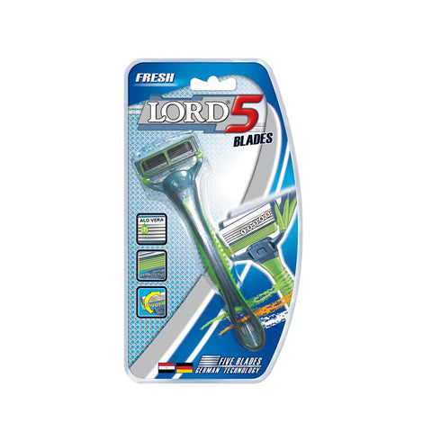 Lord fresh razor with 5-blade technology flexible swiveling