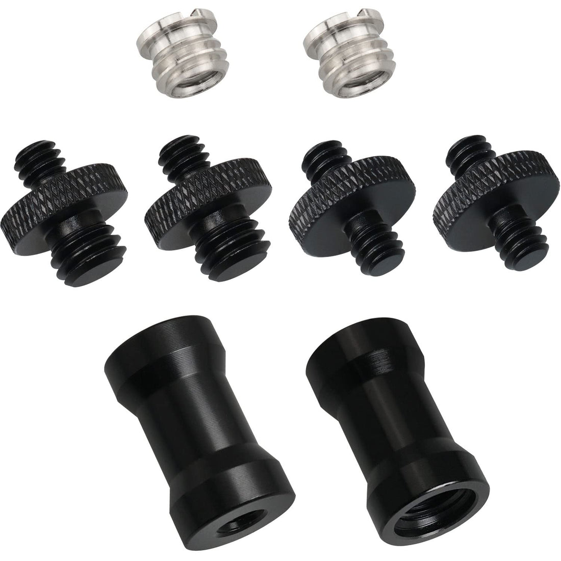 2SETS Camera Adapter, Tripod Screw Adapter Converter, Tripod Conversion Screw, 1/4 inch Male to 3/8 inch Female for Camera Mount, Monopod, Ballhead, Flash Light Stand Avatar