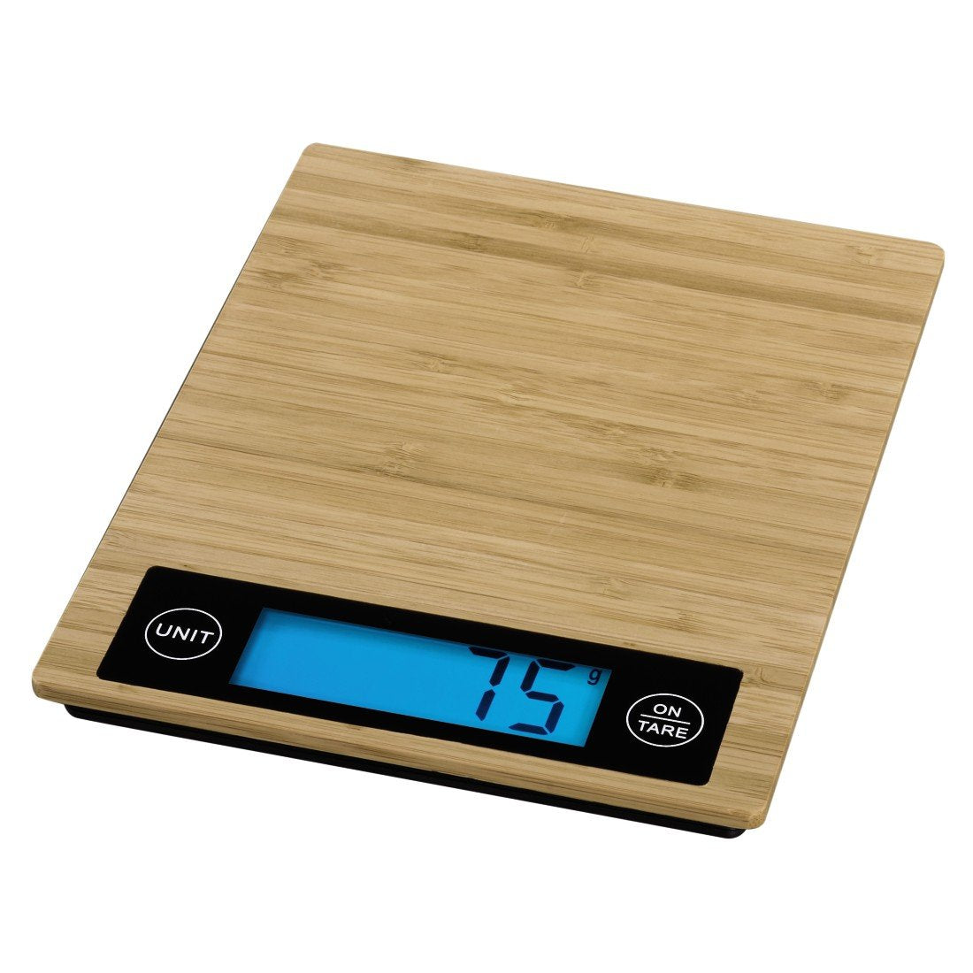 Xavax 113956 Philina Kitchen Scales, Bamboo, Bamboo, with a weight