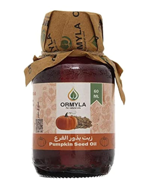Ormyla Raw Virgin Pumpkin Seed Oil for Hair, Skin and Body, 60 ml