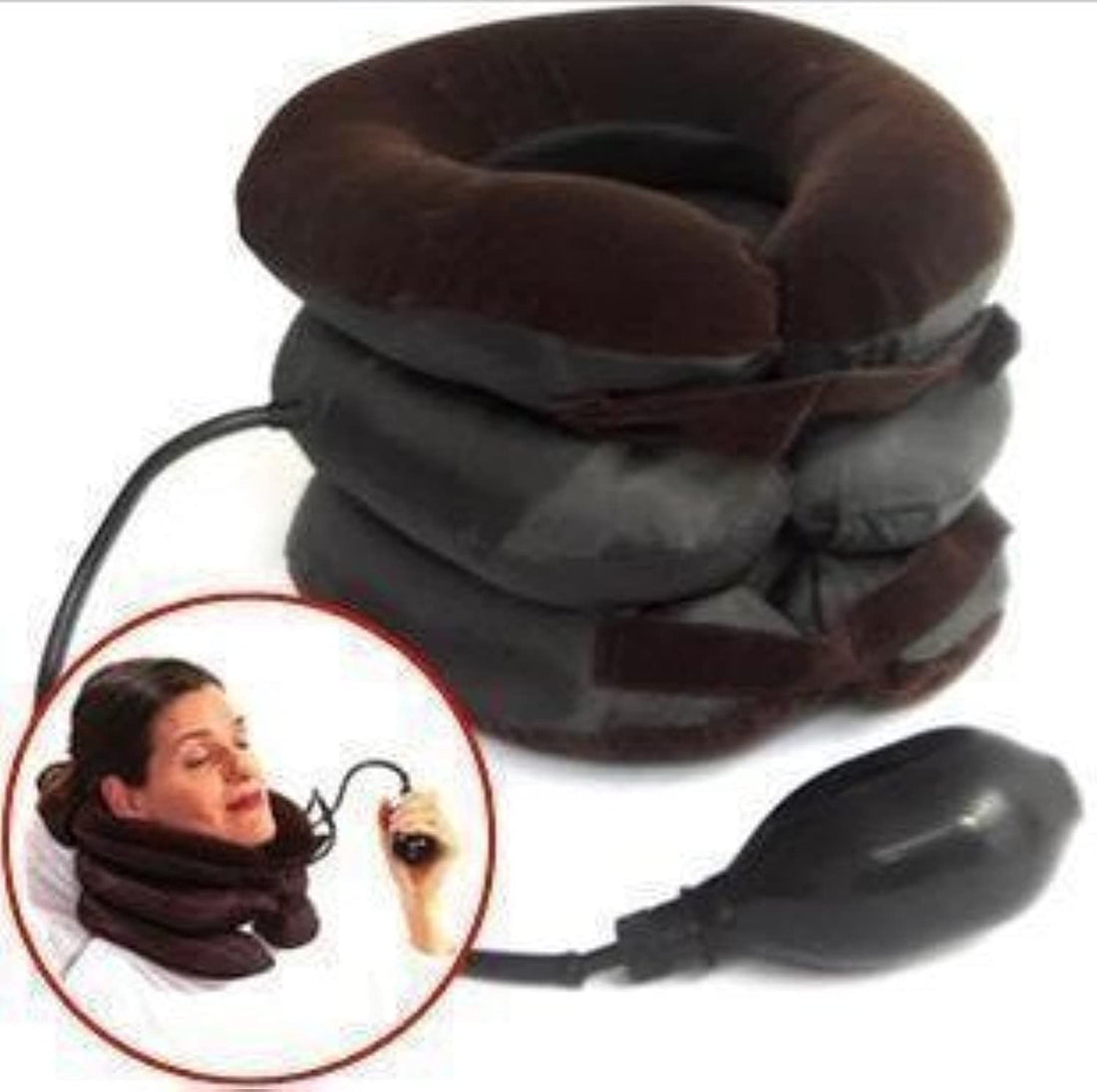 Others Tractors Pneumatic Air Bag 3 Tier Inflatable For Cervical Spine Neck Rest Support Massagers Pillow