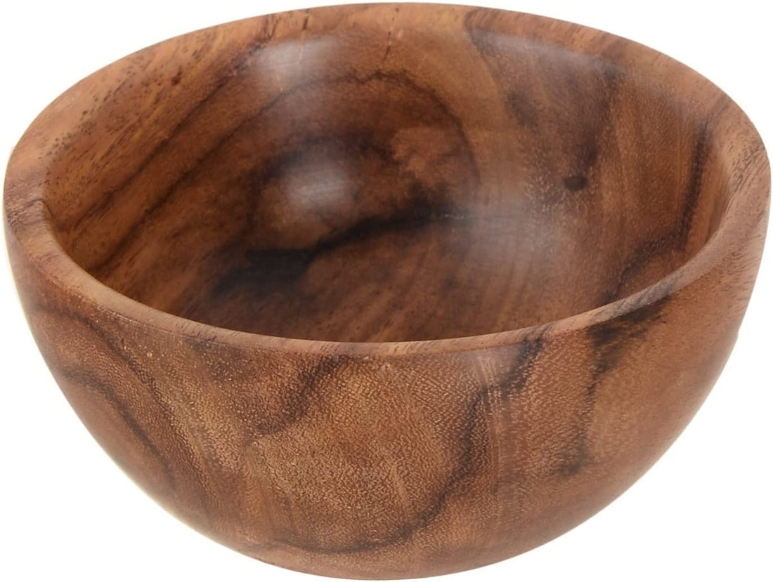 Egypt Antiques Egyptian Antix 4" Round Kangob Natural Wood Urine