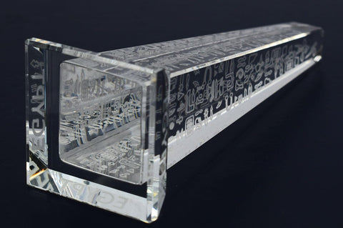 immatgar luxury pharaonic Statue Glass Egyptian 3 Pyramids souvenirs gifts from Egypt (obelisk1-16)