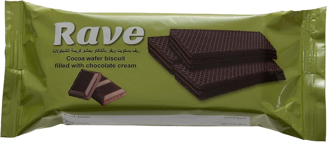 Rave Cocoa Wafers Filled With Natural Chocolate 1 Piece