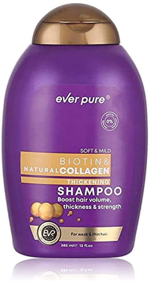 Ever Pure Biotin and Collagen Hair Thickening Shampoo 385 ml