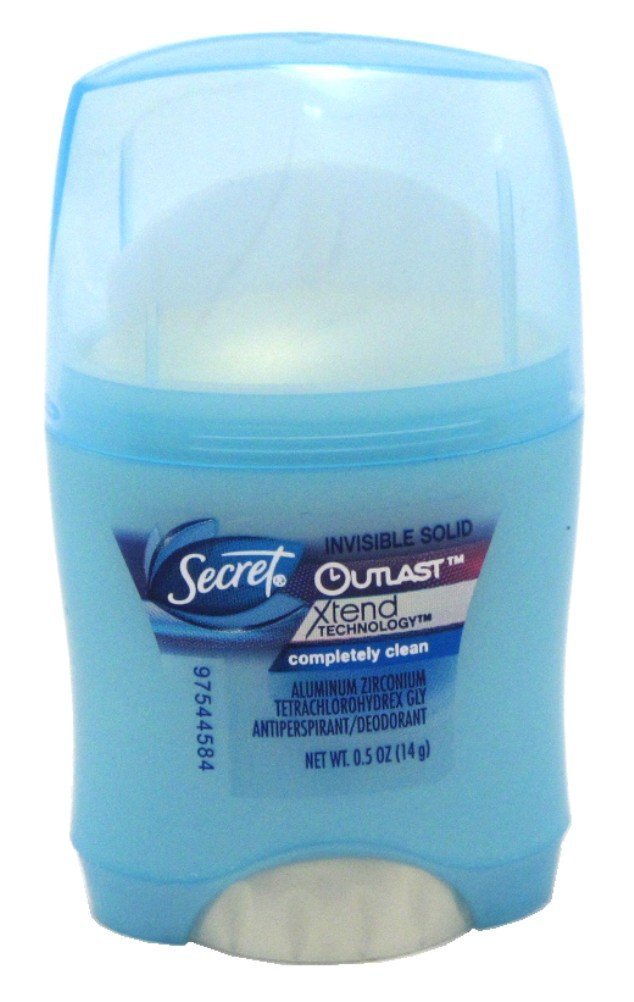 Secret Outlast Antiperspirant e Deodorante Invisível Sólido, Complete Limpo, 14 g