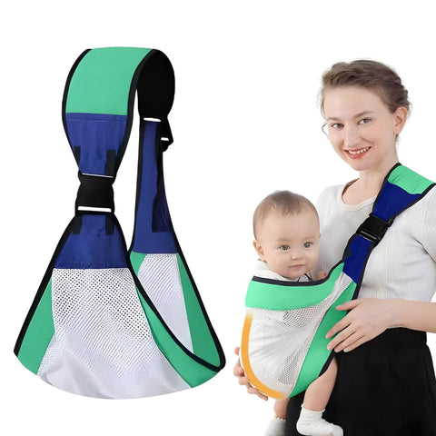 hanso baby sling carrier for newborn, Baby Carrier Newborn to Toddler, Orthopedic Doctor Recommended, Imitated Uterine Design, Breathable Combed Cotton (Multicolor)