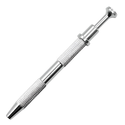 Precision Grabber - Stainless Steel Four-Prong Retracting Claw Tool for Securely Holding Small Jewelry, Stones, Beads, and Delicate Electronic Components with Firm Non-Slip Grip (Silver) (1PCS)