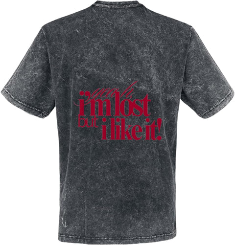I'm lost but I like it T-shirt washed