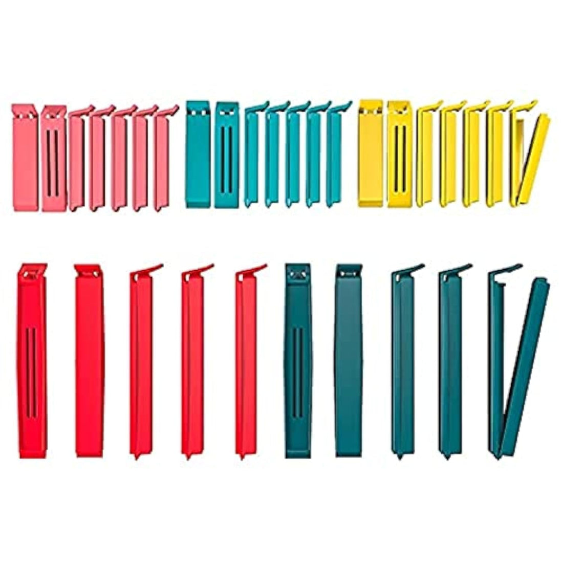 I K E A BEVARA Reusable Food Bag Sealer Clips For Storage in Kitchen Fridge Freezer (1 PACK 30 CLIP MIXED)