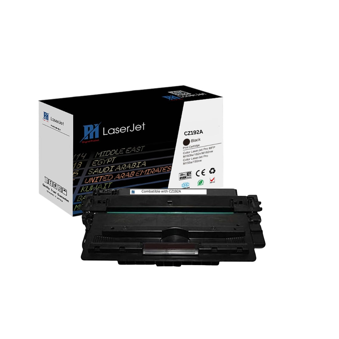 PH 93A Compatible Black Toner Cartridge Replacement for CZ192A – High Yield Laser Printer Toner"