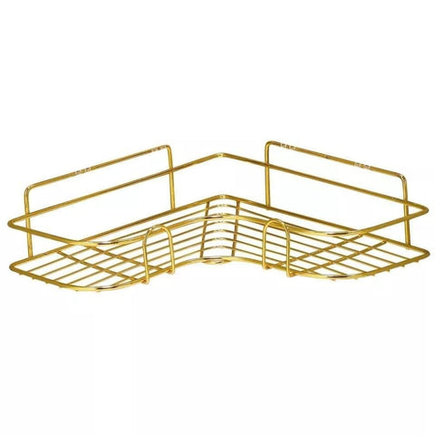 Generic 1-Shelf Modern Corner Shelf Organizer, Perfect for Bathroom and Kitchen Use