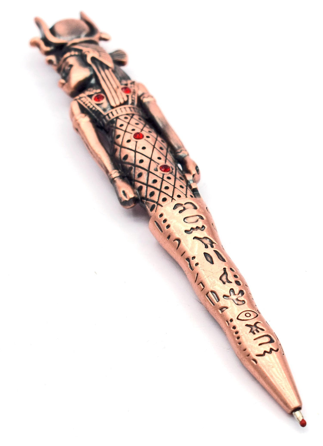 immatgar pharaonic Luxury pen From metal Egyptian souvenirs gifts for women men from Egypt (Cleopatra - Dusty Rose - one size)