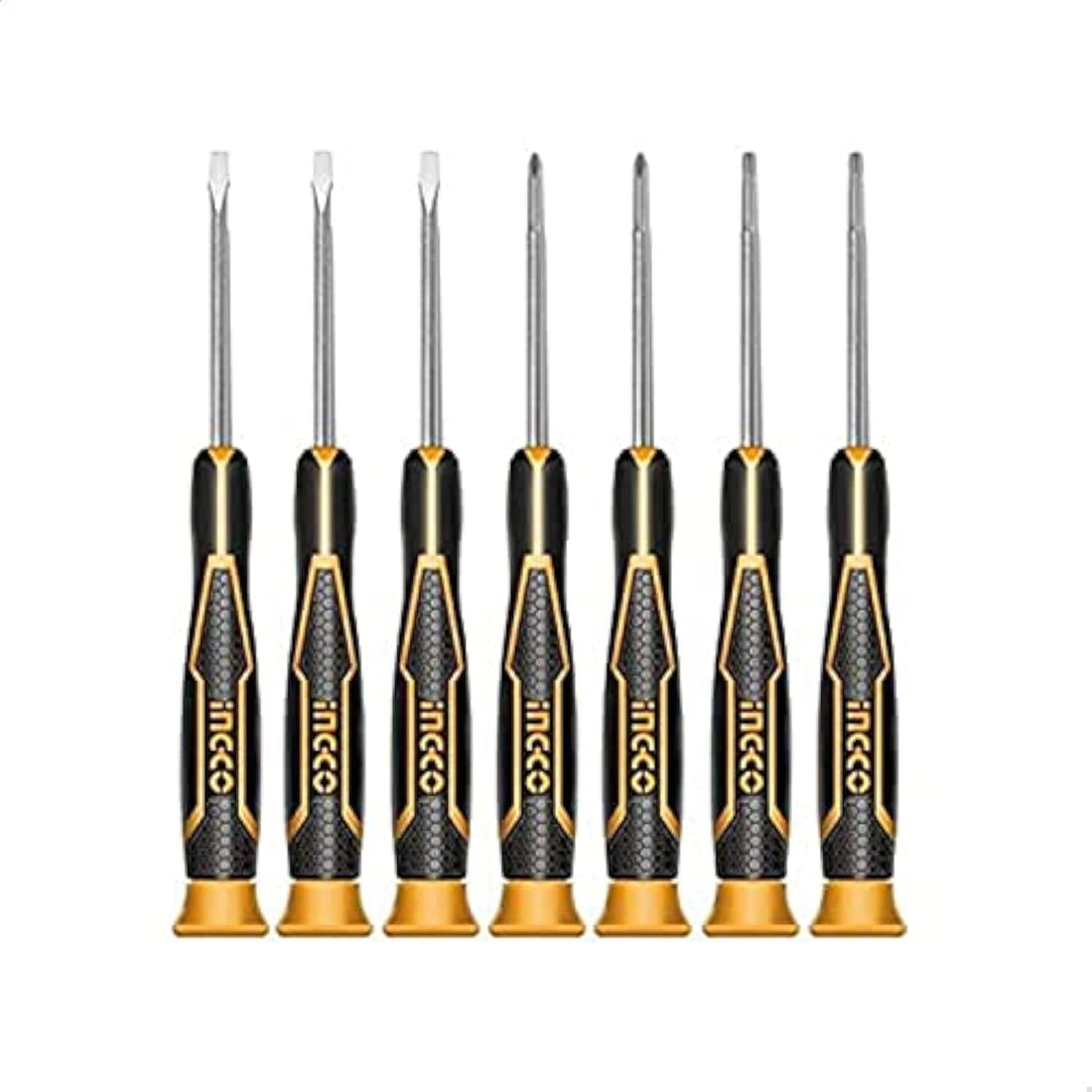 Ingco - hksd0718 precision screwdriver set- 7 pieces