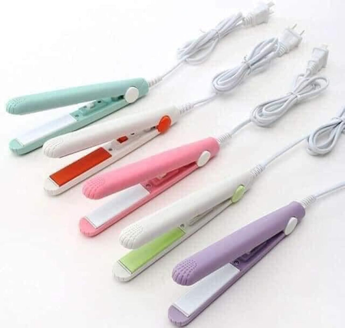 Baby Liss Hair Iron, Super Compact Size, Great For Trips And Travel, High Temperature -Multi Color