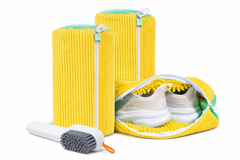 Shoe Cleaning Kit – 2 Shoe Washing Bags + Shoe Cleaning Brush | Washing Machine Safe, Reusable & Deep Clean for Sneakers