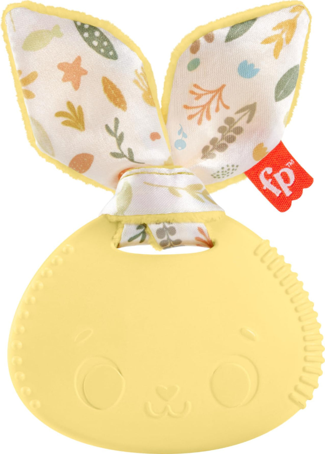 Mattel Fisher-Price Animal Themed Baby Toy Collection, Teether Rattle & Clacker For Newborns, Styles May Vary Snuggle Bunny Teether (HRB19)