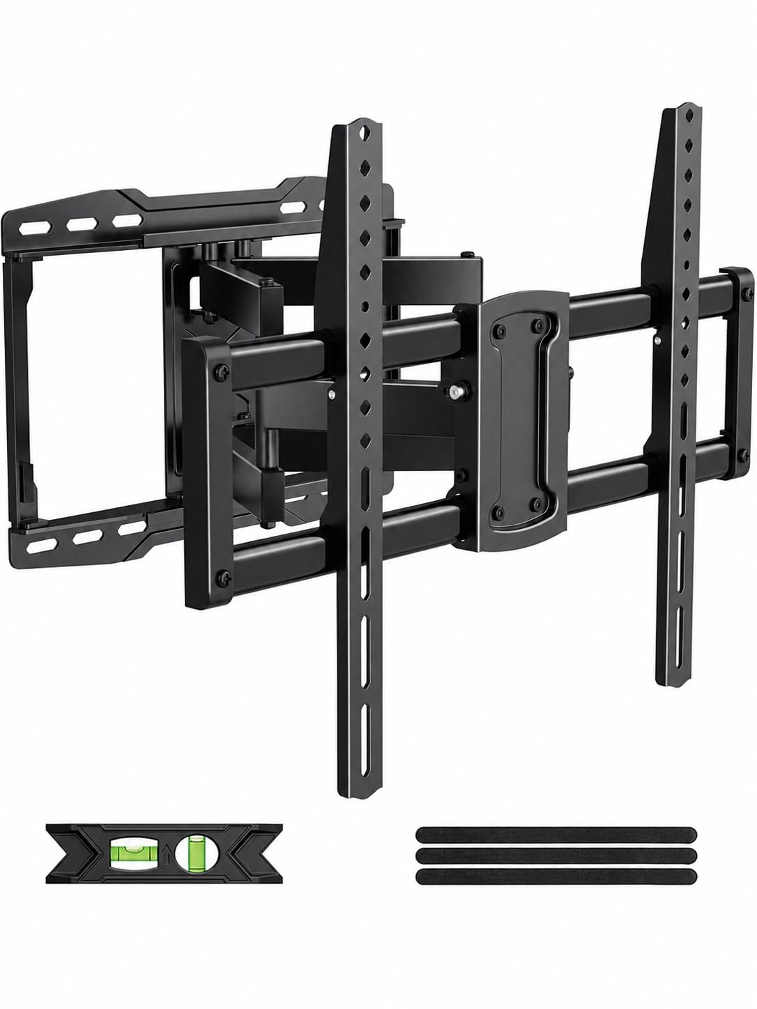 Mobile TV Wall Mount for 32-75 inch TVs, Swivel and Tilting Dual Arm, Support up to 100 kg, VESA 600x400 Compatible for Secure and Flexible Installation