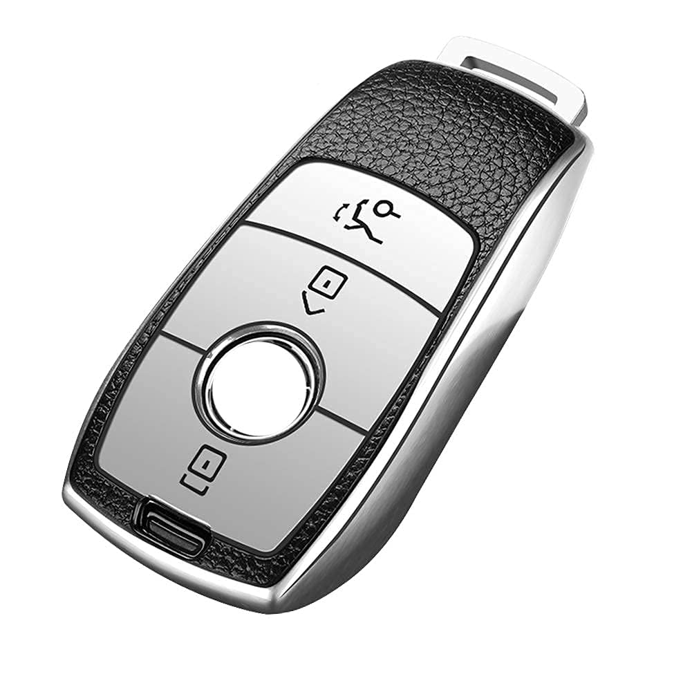 QKSD for Mercedes Benz Key fob Cover Key fob case for Benz A C E G S Class CLA GLA GLB GLC SL SLC GT Premium Soft TPU Anti-dust Full Protection Anti-Fingerprint