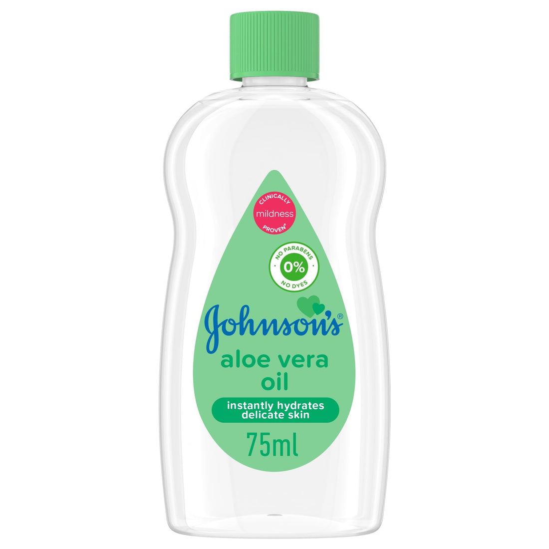 JOHNSON’S Baby Oil, Aloe Vera, 75ml