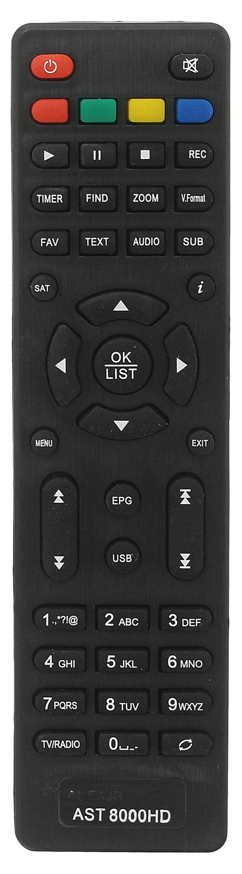 Remote Control For Astra 8000 Hd Receiver
