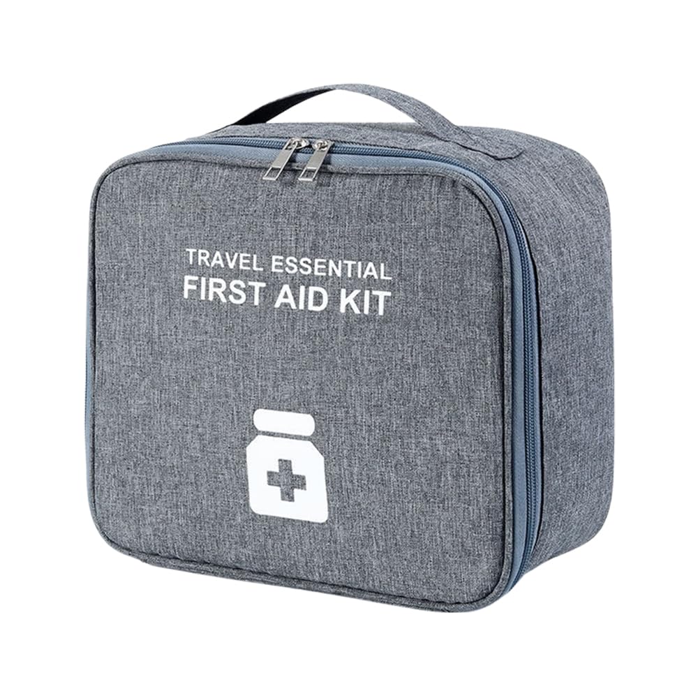 First Aid Bag Empty Travel Medicine Bag Waterproof Medical First Aid Kit Medicine Bag Portable Travel Medicine Bag Large for Home, Office