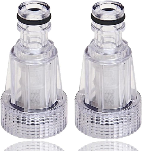 fashion mania Pressure cleaning gun adapter, 2, cleaning water filter, 3/4 inch garden hose connector, high pressure cleaning hose faucet connector