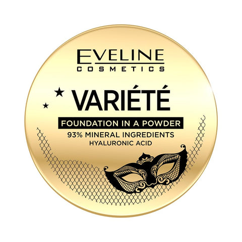 Eveline Variete Foundation In A Powder - Mineral Powder - 01 Light