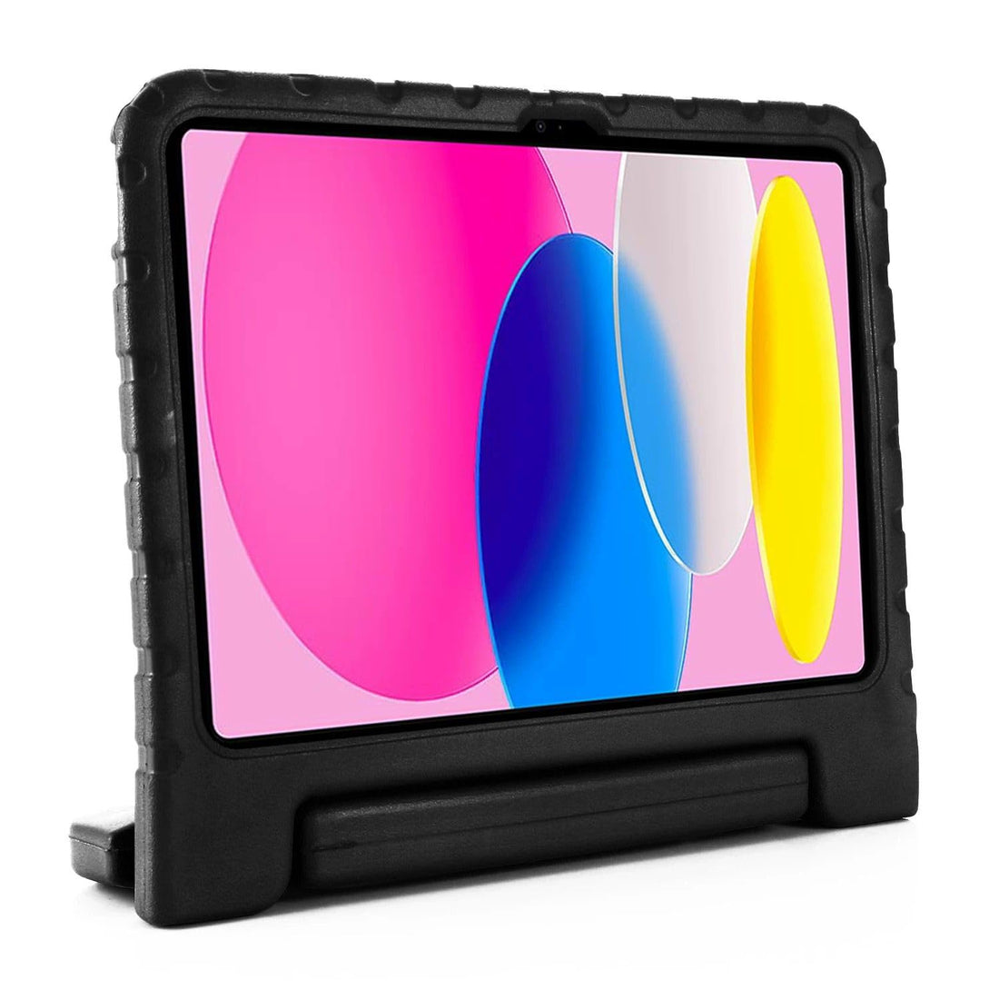 Fekra Case For iPad (A16) 11th/10th Generation (2025/2022) with Pencil Holder iPad 10.9 Inch 2022 / iPad Air 6th 2024 M2 Shockproof Protective Case for Kids Boys Girls (Handle Black)