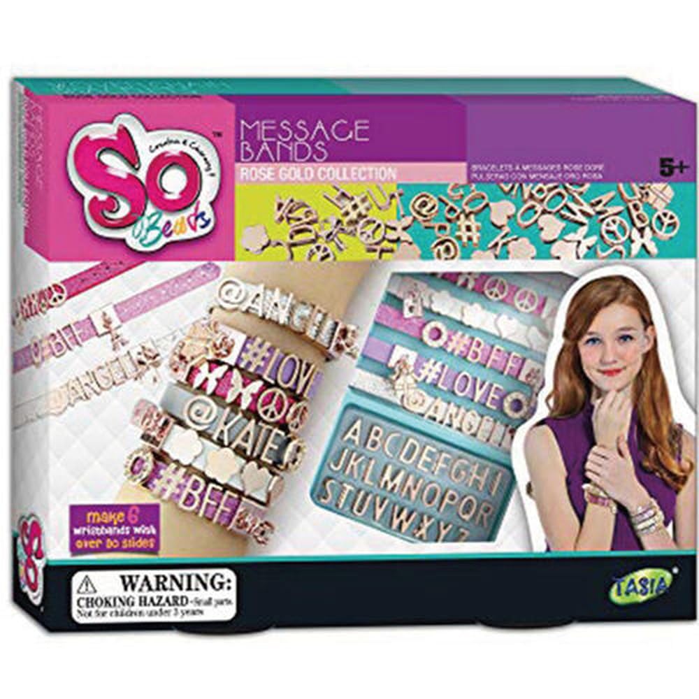 So Beads Letter Set For Making Accessories And Bracelets With Fashion Design For Girls - Multi Color